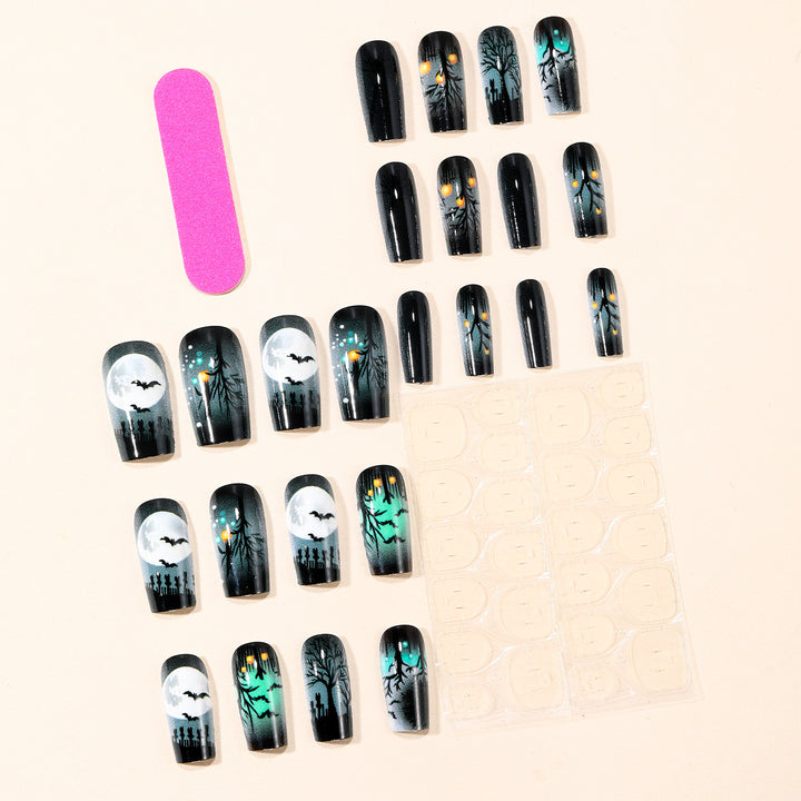 Gothic Horror-Themed Nail Art Extensions Stornfield