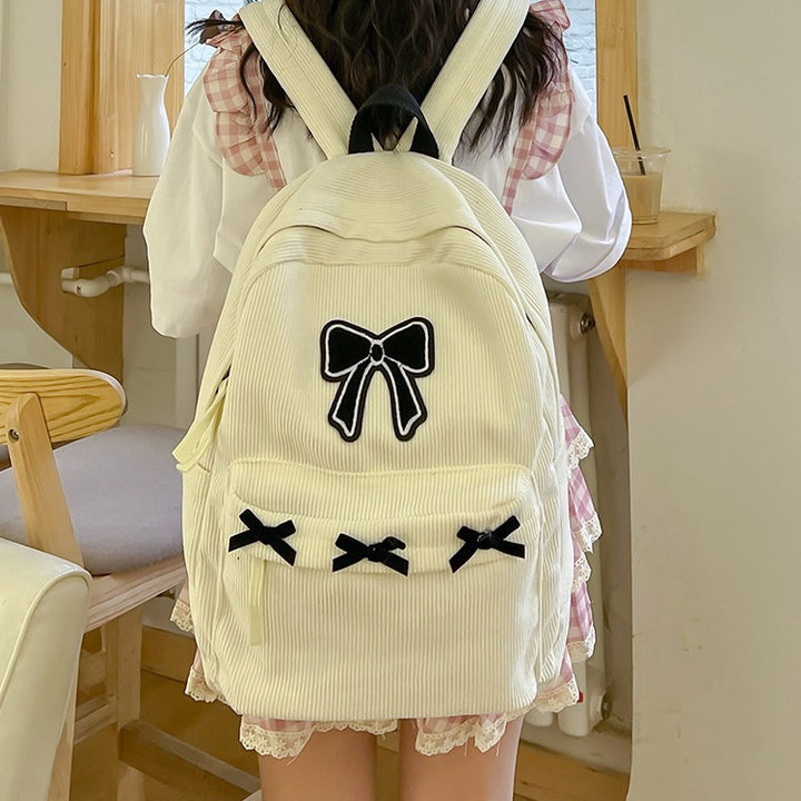 Backpack with Playful Ribbon Design Stornfield