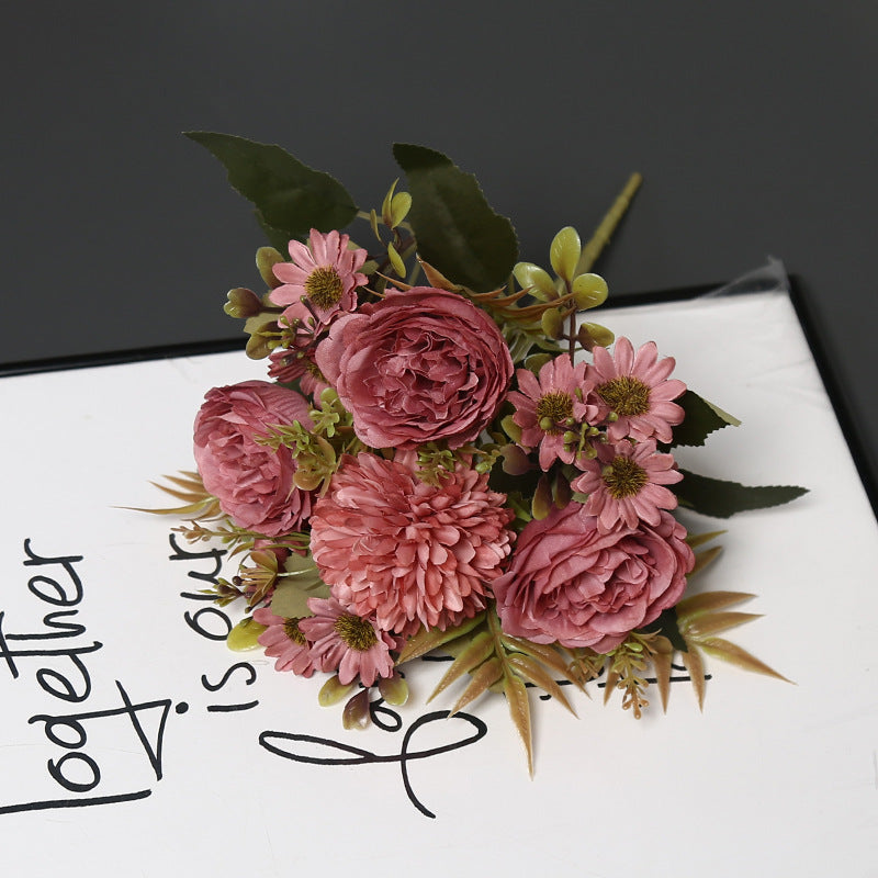 Decorative Faux Flower Arrangement for Home Display