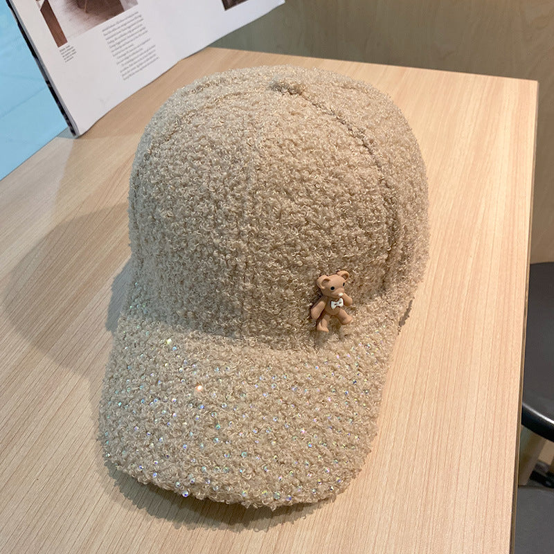Women's Shimmering Fuzzy Baseball Cap Stornfield