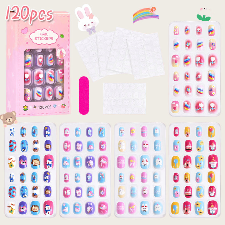 Decorative Cartoon-Themed Nail Sticker Collection Stornfield
