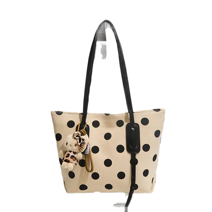 Trendy Polka Dot Tote Bag