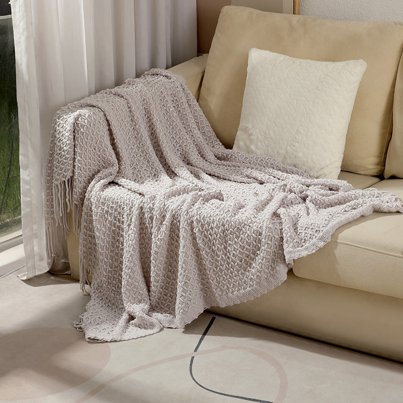 Women elegant structured blanket Stornfield