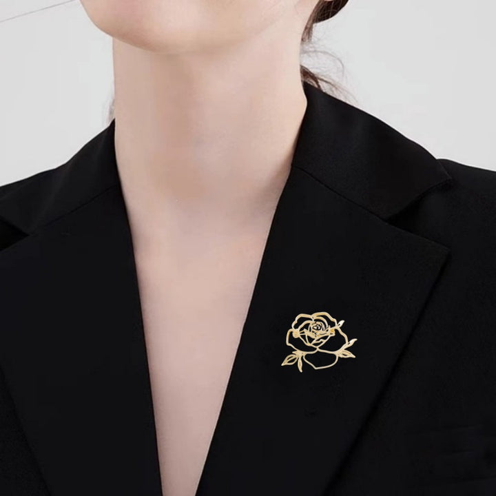Elegant Rose Brooch Stornfield