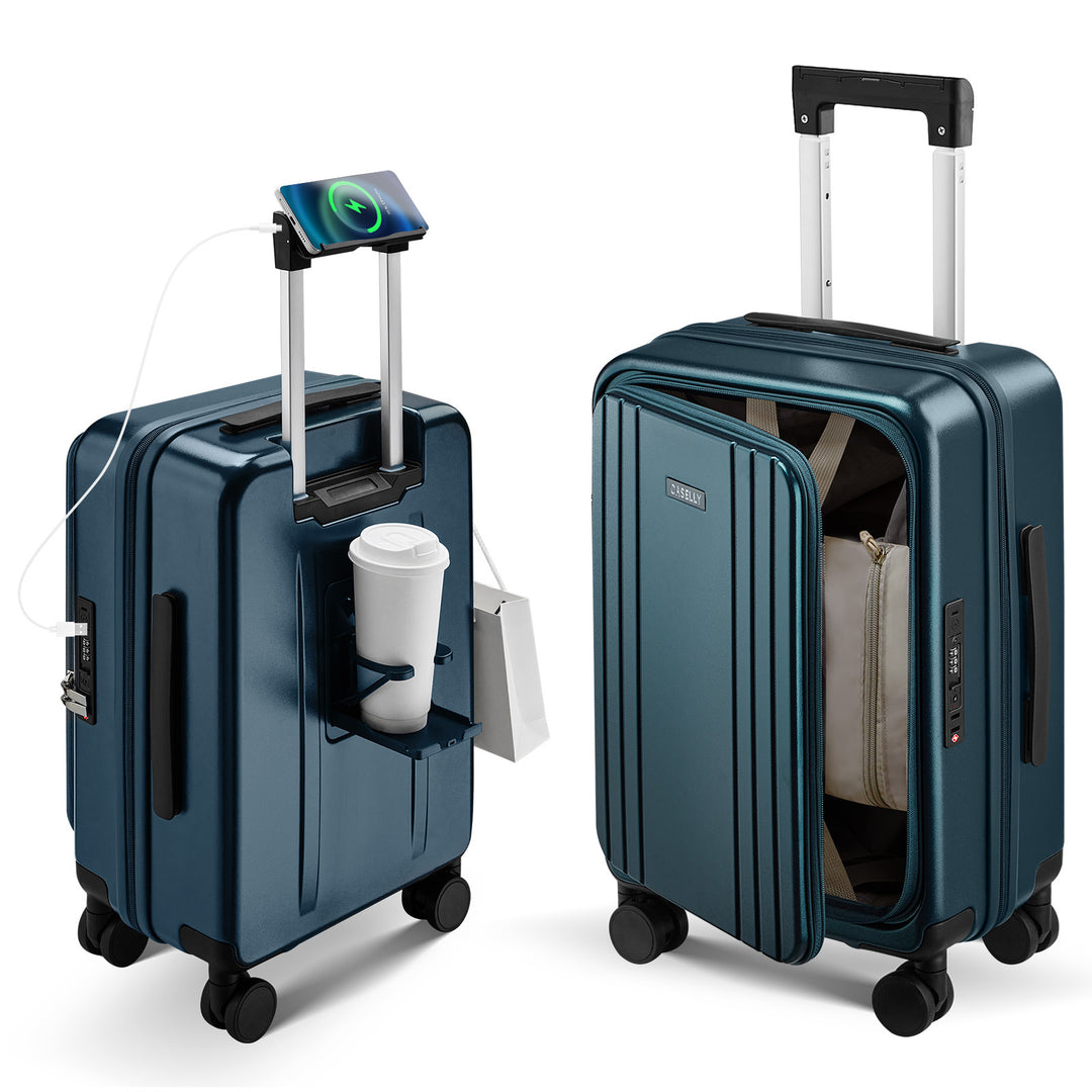 Unisex Smart Hard Shell Trolley Suitcase Stornfield