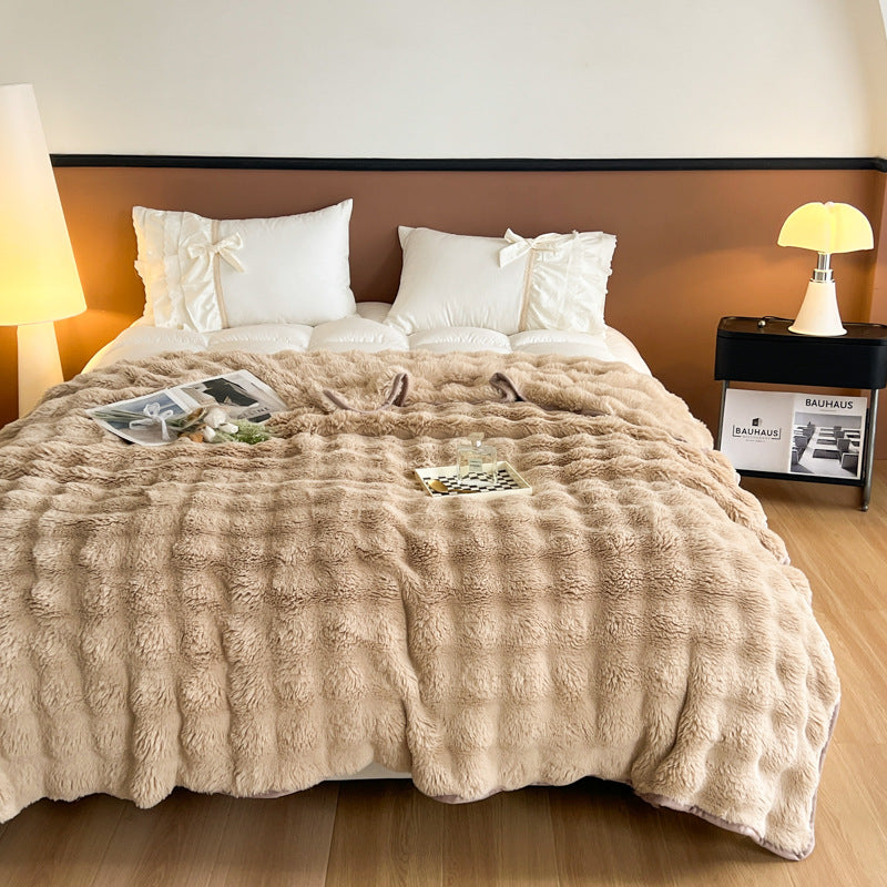 Ultra-Soft Textured Fleece Blanket Stornfield