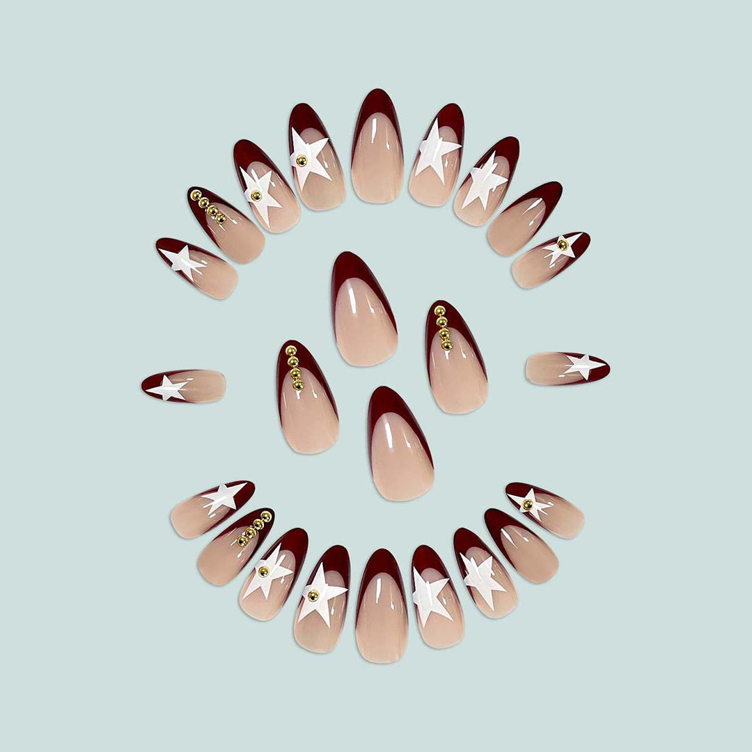 Artistic nail art with geometric patterns Stornfield