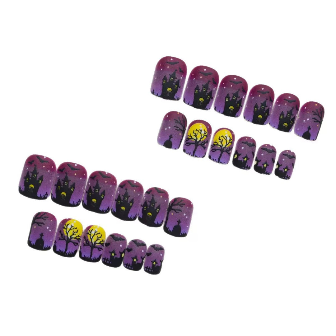 Halloween Nail Art Set with Spooky 3D Designs Stornfield