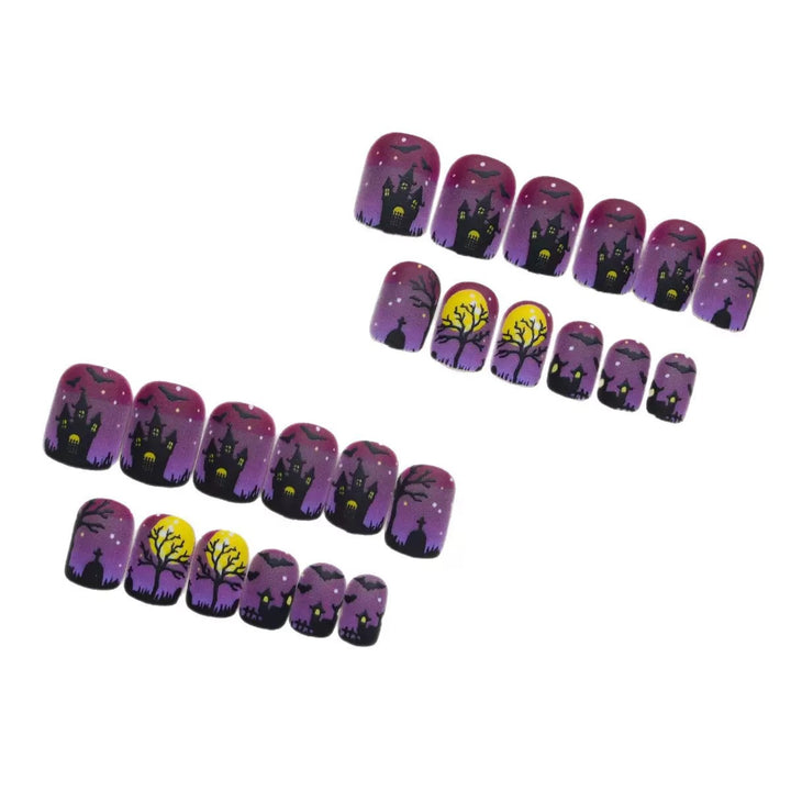 Halloween Nail Art Set with Spooky 3D Designs Stornfield