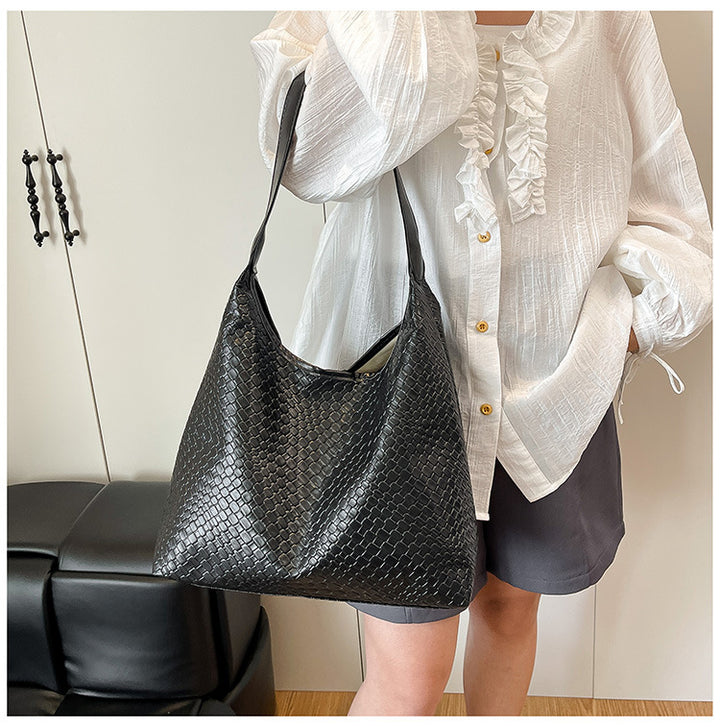 Woven Leather Shoulder Bag Stornfield