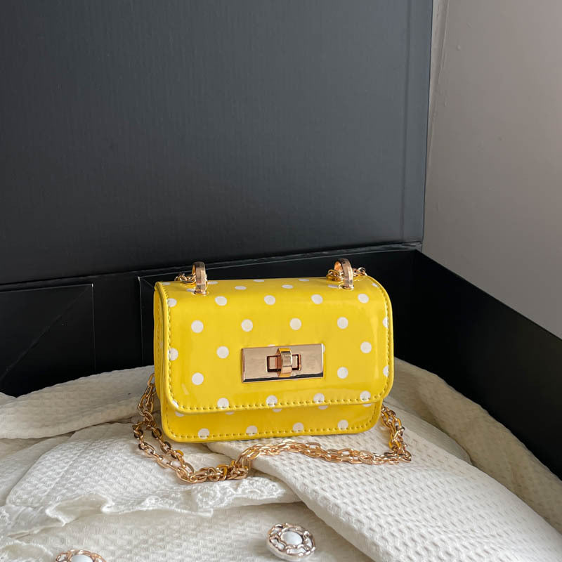 Polka Dot Mini Crossbody Handbag