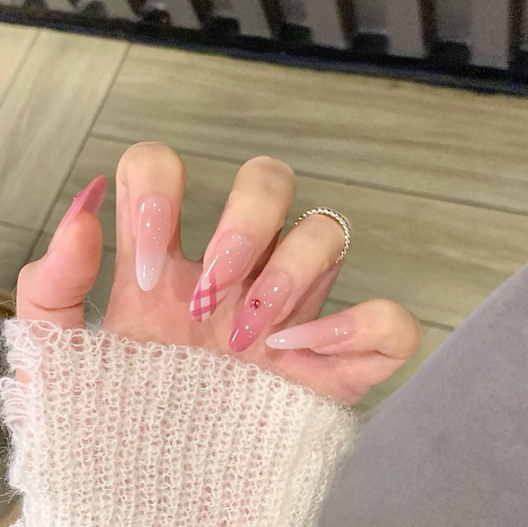Gradient Ombre Press-On Nail Extensions Stornfield