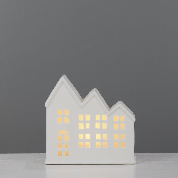 Decorative House-Shaped Ceramic Night Light Stornfeild