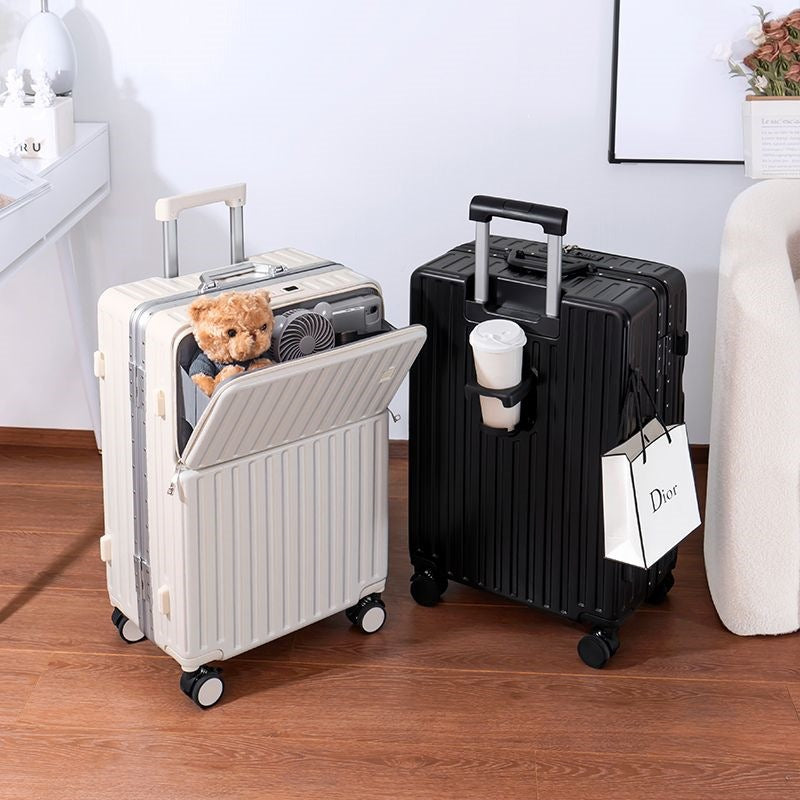 Trolley Suitcase With Innovative Storage Space And Integrated Security System Stornfield