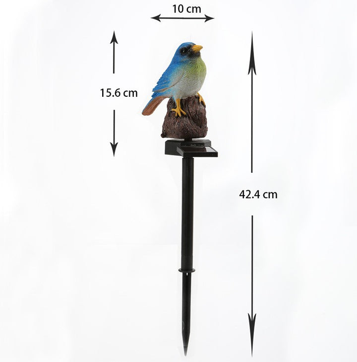 Realistic Solar Bird Garden Stake With Motion Sensor And Weatherproof Design Stornfield