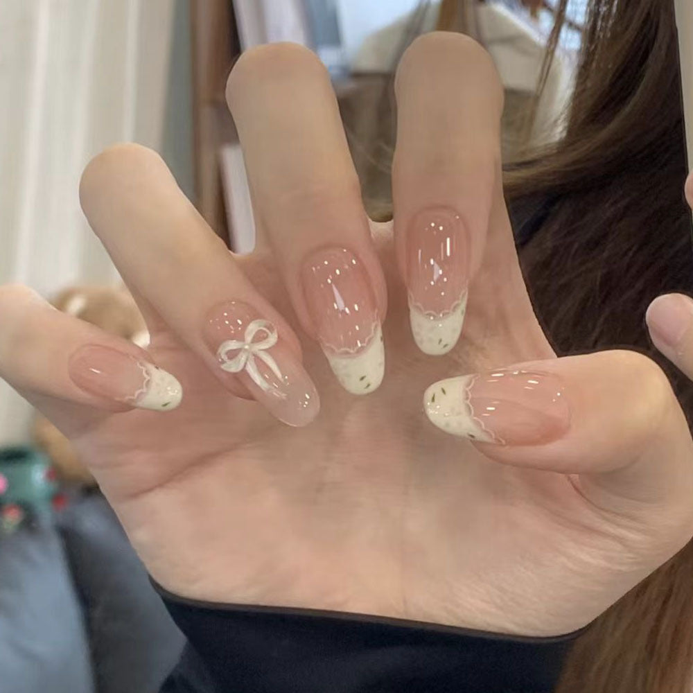 Acrylic Square Press-On Nail Set Stornfield
