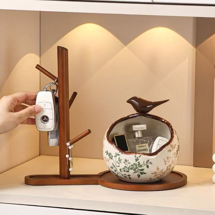Decorative Key Holder Stand for Home Entryway