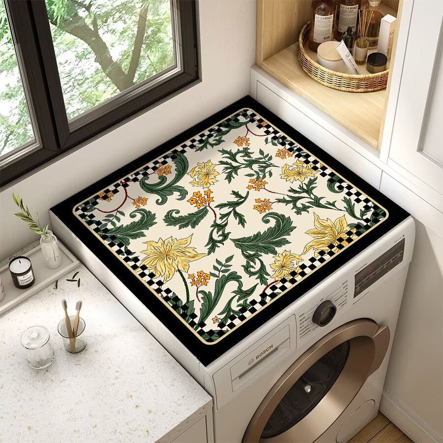 Floral Patterned Laundry Room Top Cover Stornfield