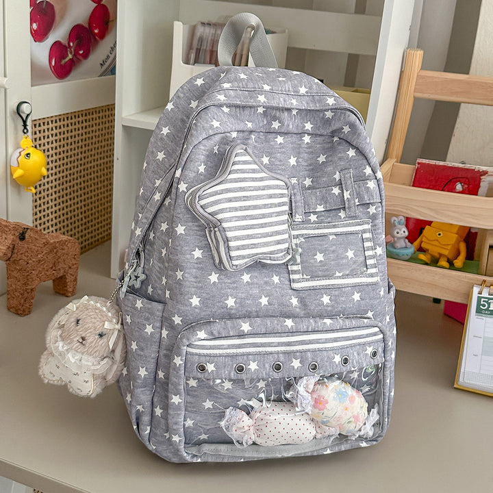 Fun Star-Embellished Casual Backpack Stornfield 1791204793