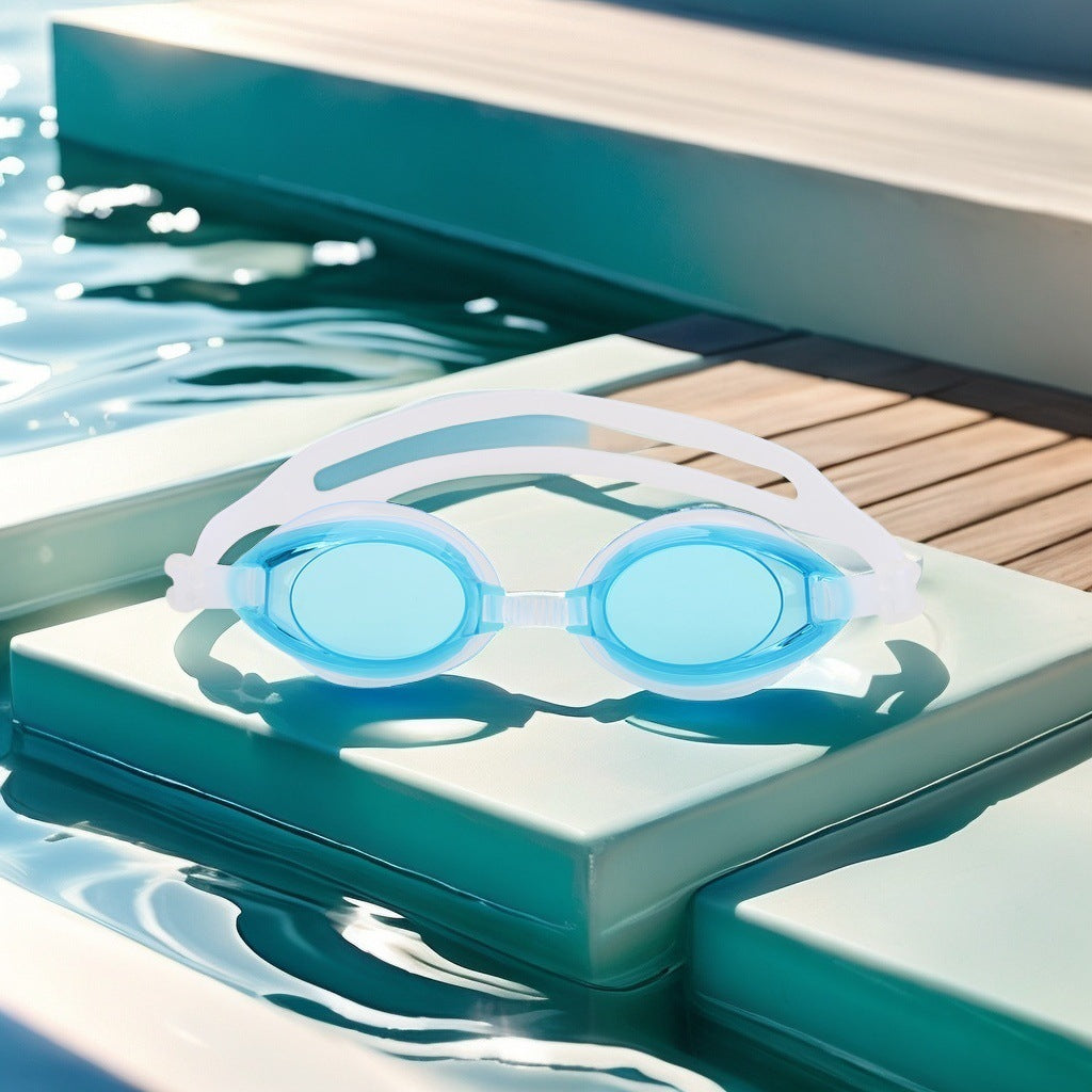 Swim goggles with scratch-resistant lenses and adjustable headstrap Stornfield