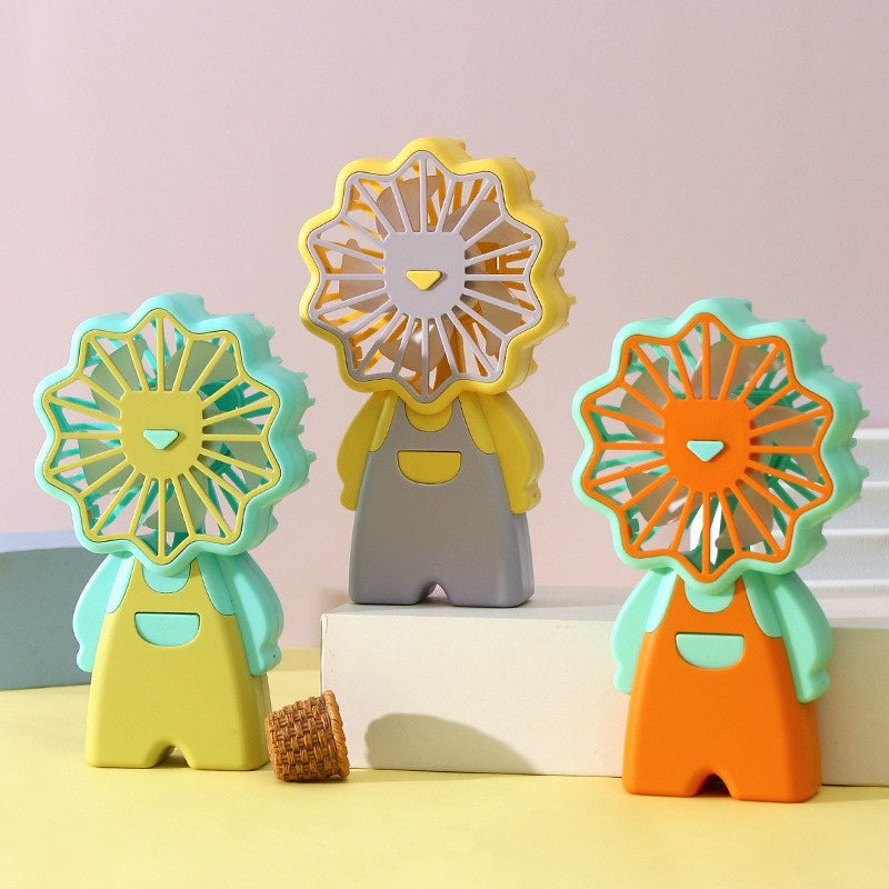 Ladies Portable Mini Fan with Creative Flower Design Stornfield