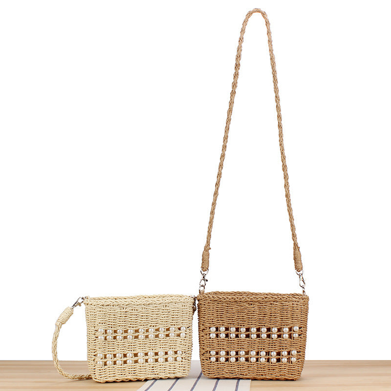 Shoulder bag with bead embellishment Stornfield