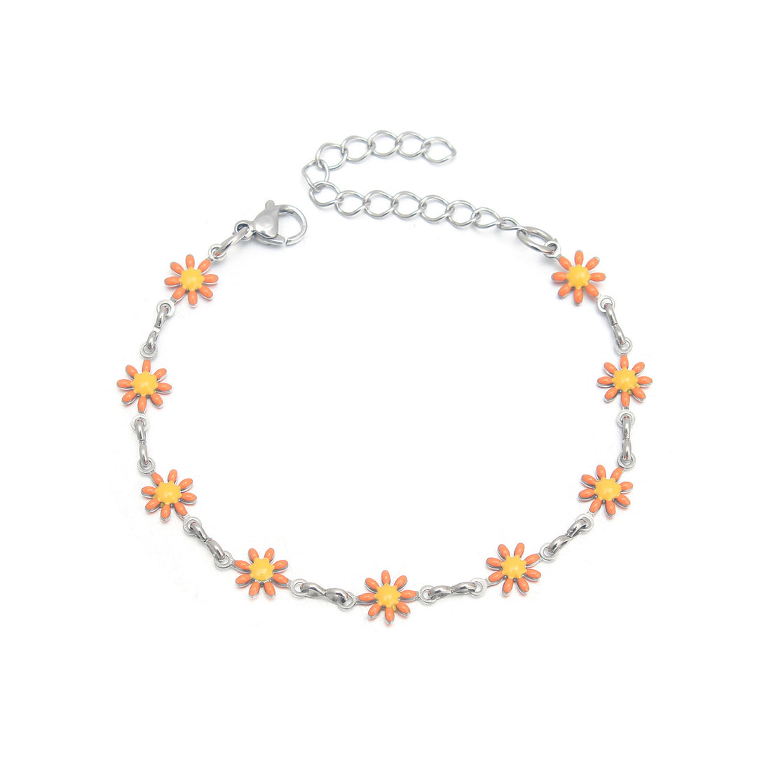 Floral Charm Chain Anklet Stornfield