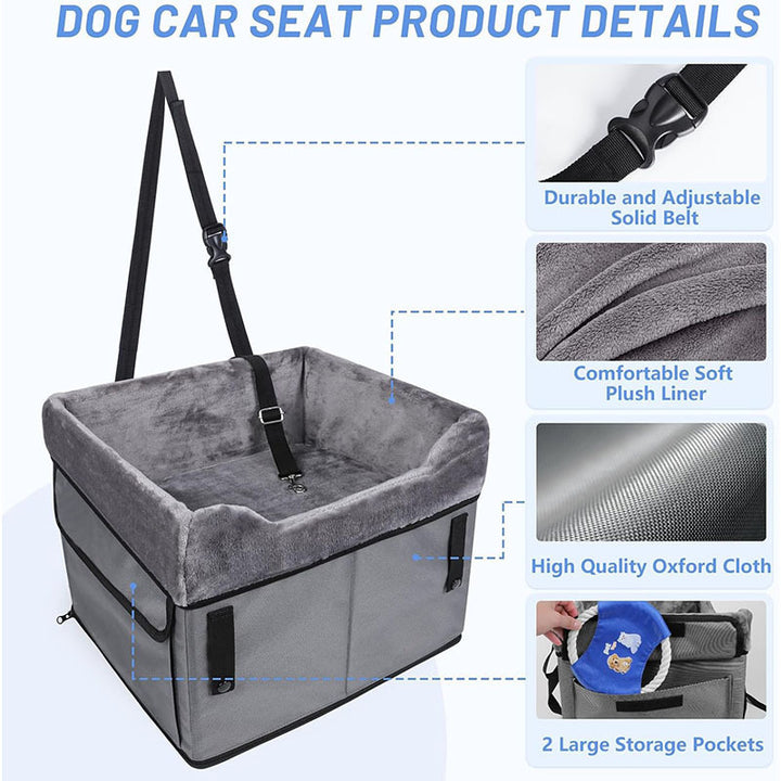 Portable Pet Car Seat with Soft Interior Lining Stornfield