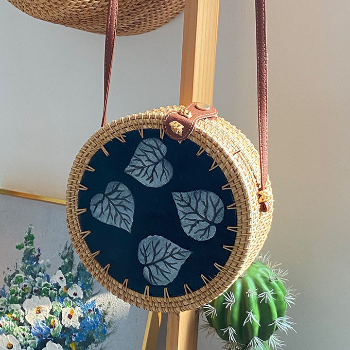 Ladies Round Basket Bag Stornfield