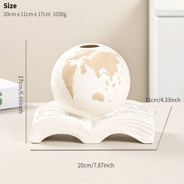 Elegant Ceramic Globe Bank Stornfield