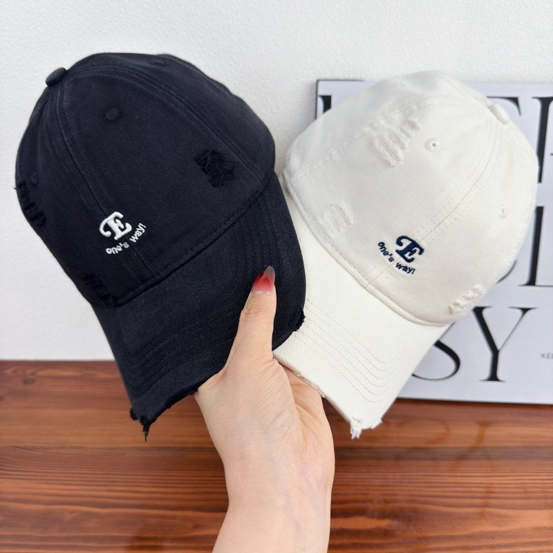 Unisex Distressed Denim Cap Stornfield