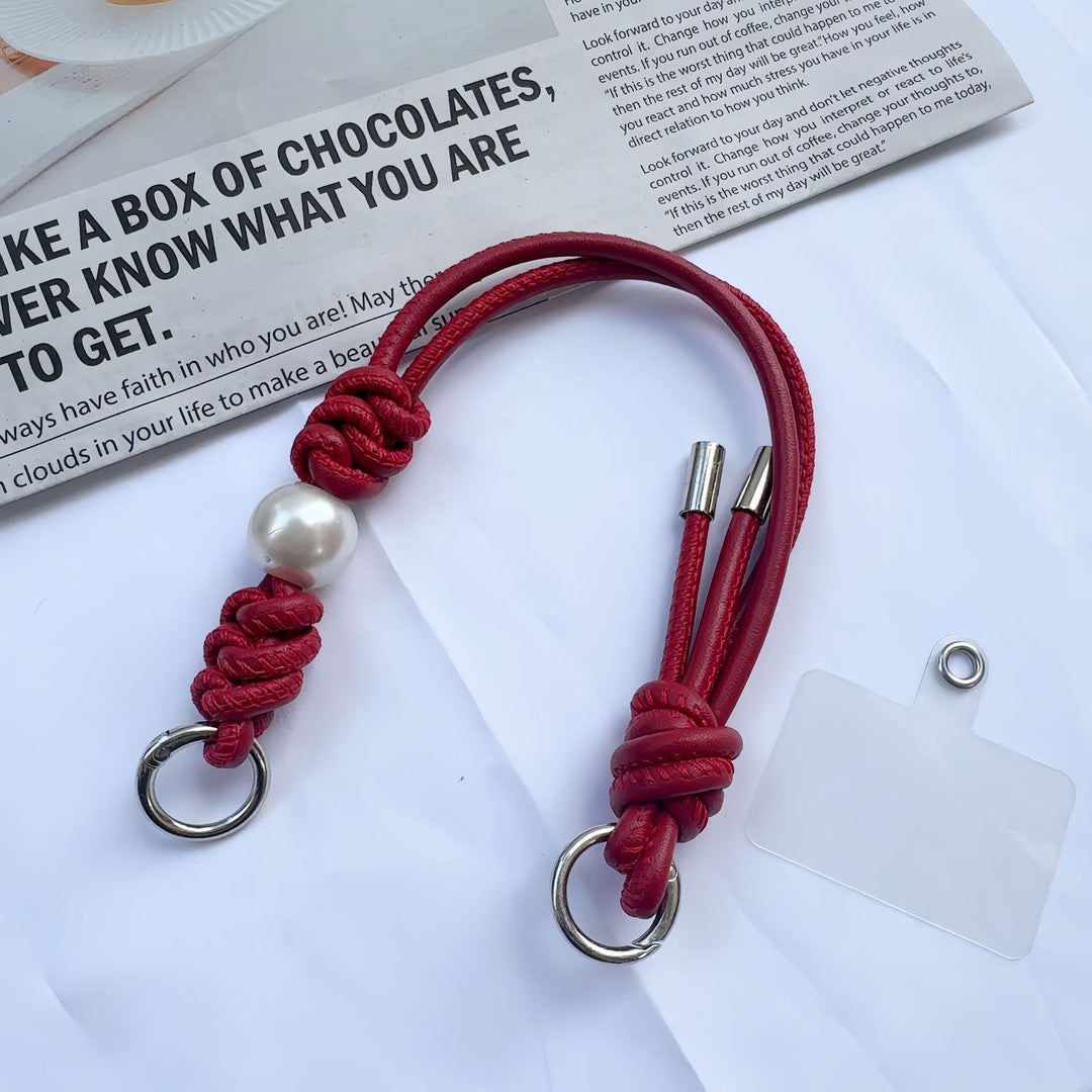 Elegant Knotted Leather Keychain Holder Stornfield