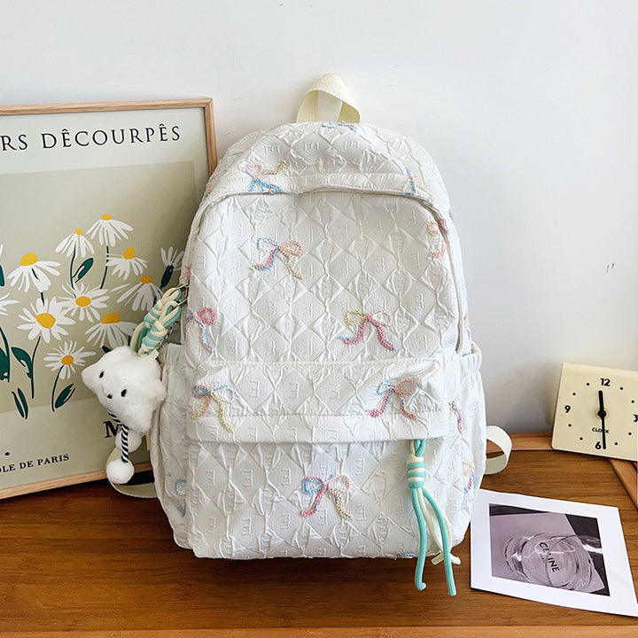 Embroidered Quilted Backpack Stornfield
