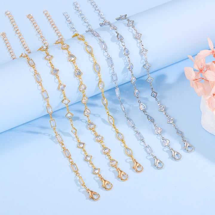 Elegant Glass Chain Bracelet Stornfield