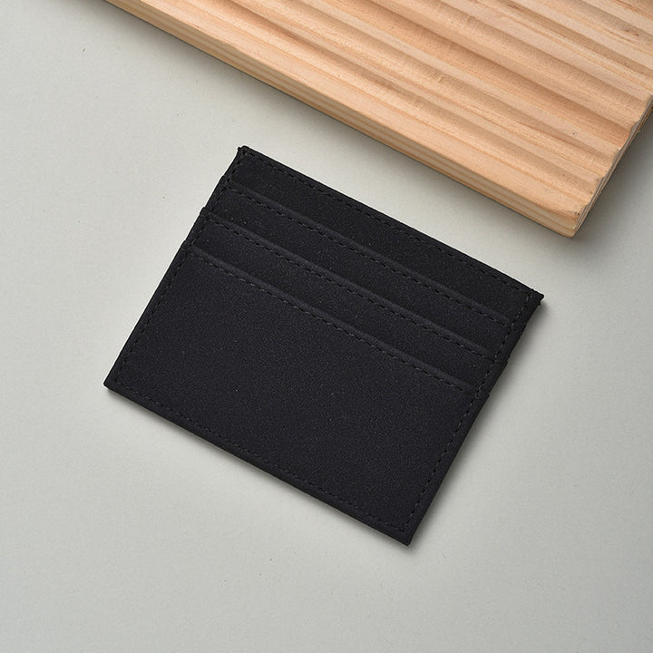 Textured Leather Card Holder
