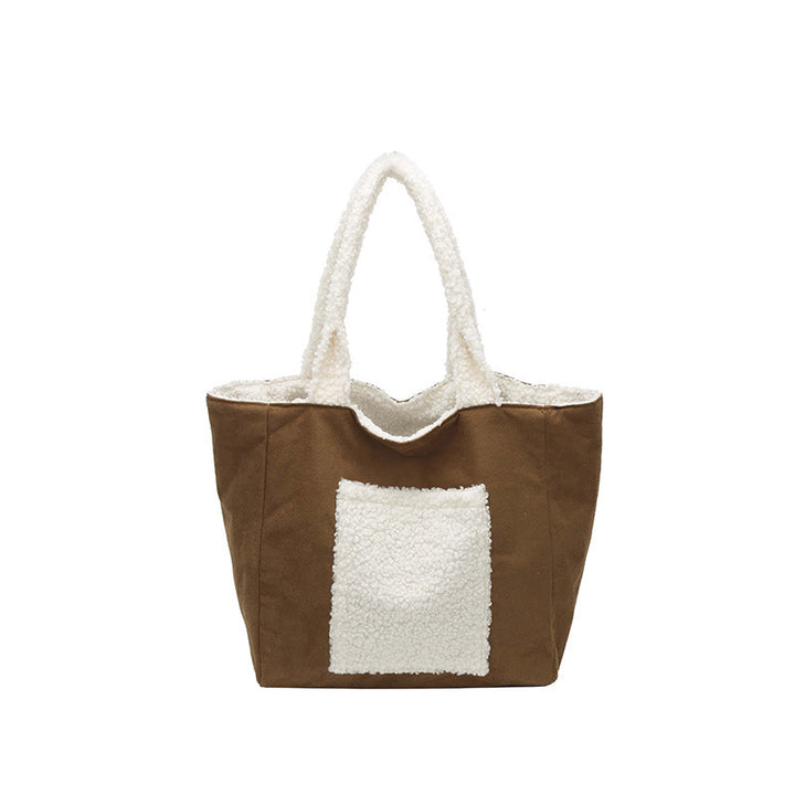 Cozy Sherpa Lined Tote Bag Stornfield
