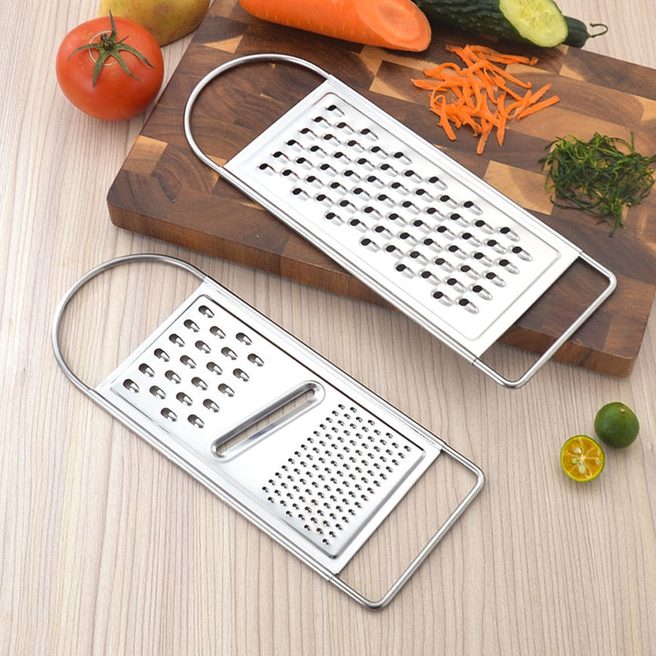 Stainless Steel Kitchen Grater with Ergonomic Handle Stornfield