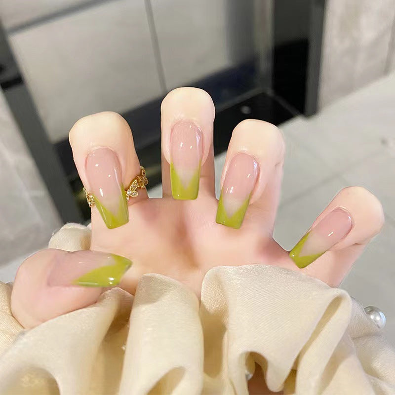 Artistic nail extensions with fresh summer design Stornfield