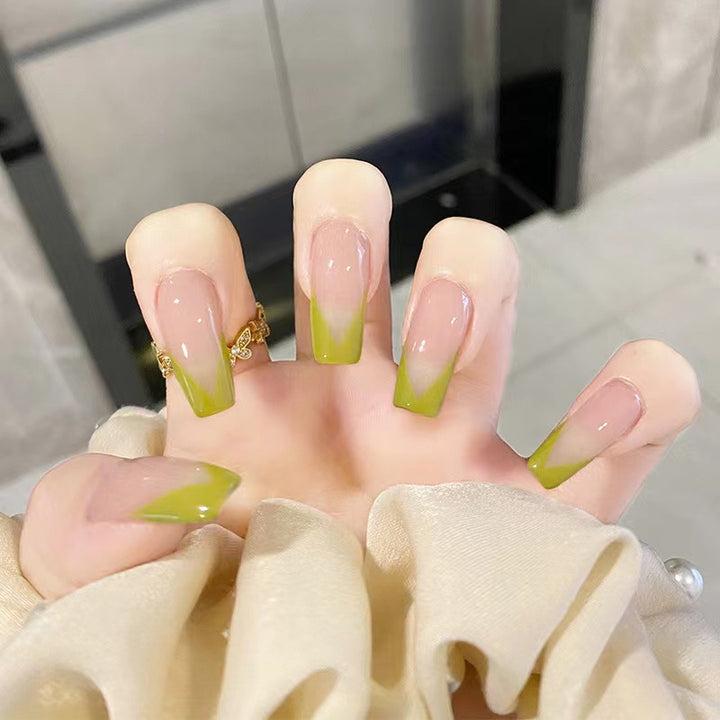 Artistic nail extensions with fresh summer design Stornfield