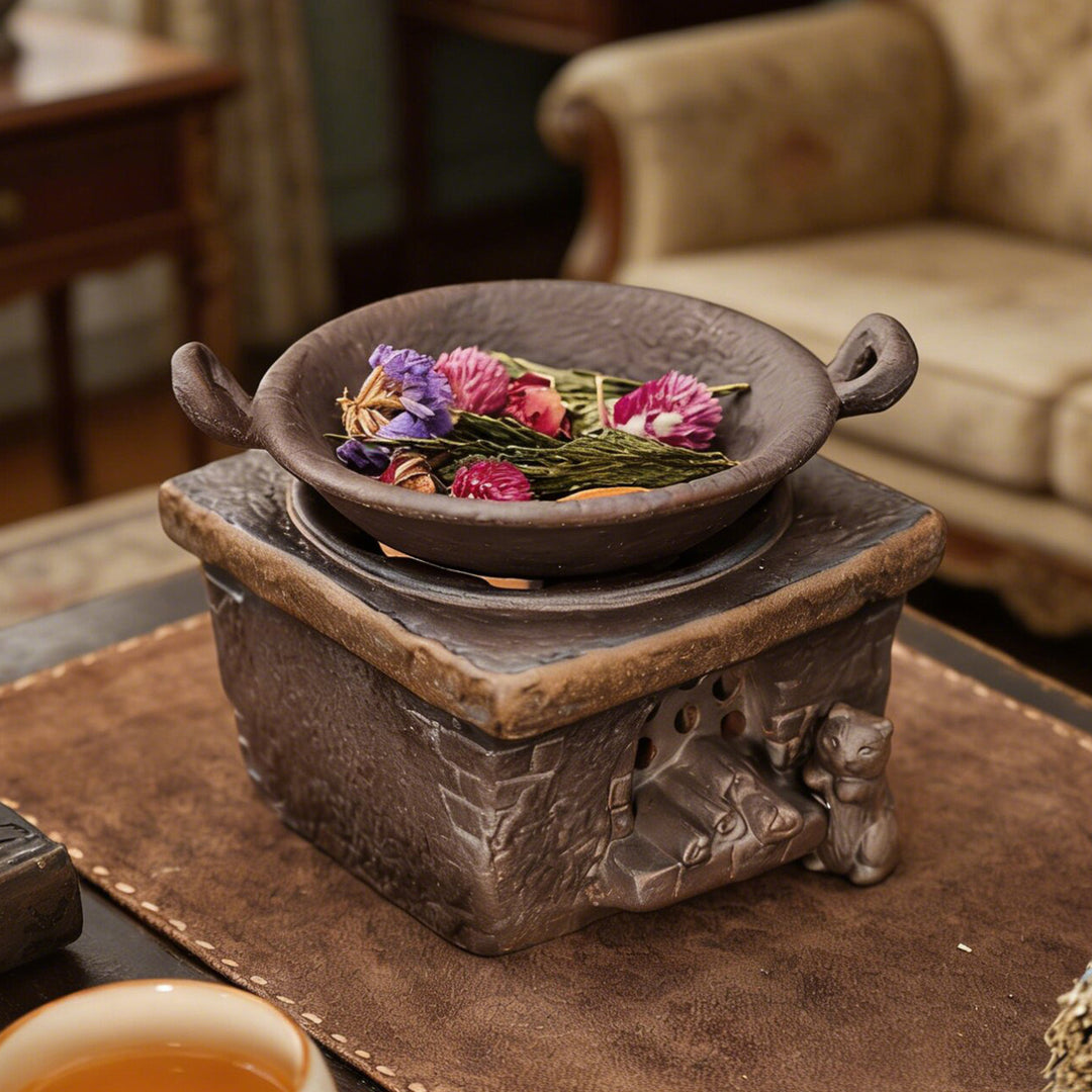 Decorative Aromatic Resin Incense Burner