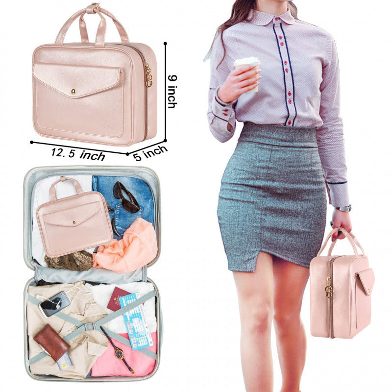 Cosmetic Organizer Bag with Modular Compartments Stornfield