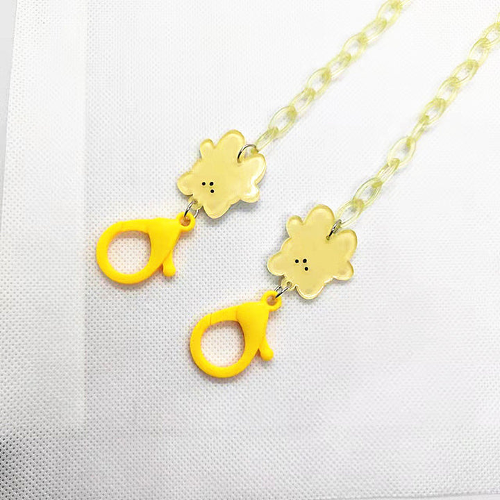 Playful glasses holder chain with floral motif Stornfield