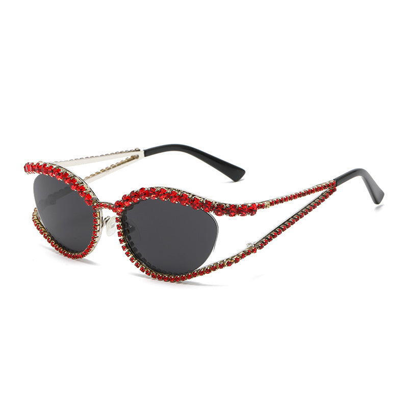Ladies Glamorous Sunglasses with Sparkling Crystal Accents Stornfield