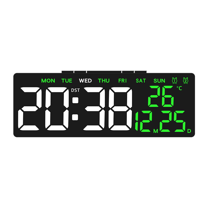 Digital alarm clock with large, clear LED display and temperature display Stornfield