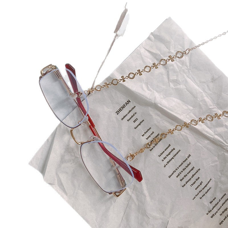Elegant Glasses Holder Chain with Colorful Beads and Stylish Charms Stornfield