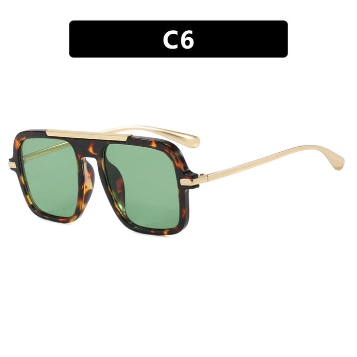 Women's square sunglasses with luxurious metal frame and sturdy lenses Stornfield