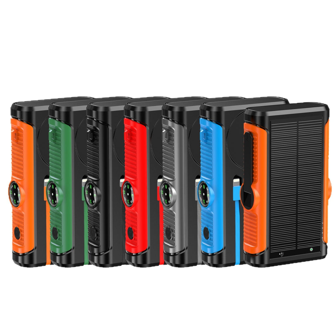 Multifunctional Solar Powerbank with Hand Crank Stornfield