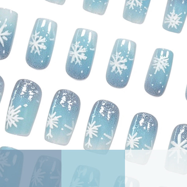 Frosted Snowflake Gel Nail Art Set Stornfield