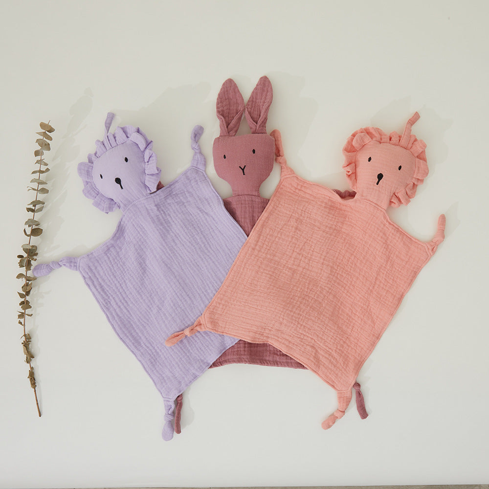 Soft Cotton Bunny Lovey Blanket Stornfield