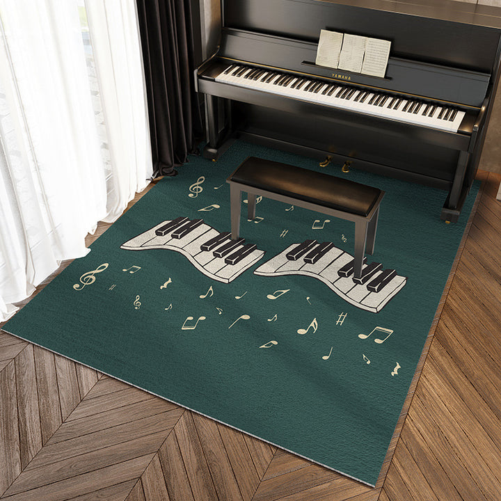 Music-Themed Area Rug